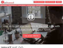 Tablet Screenshot of inbussol.com